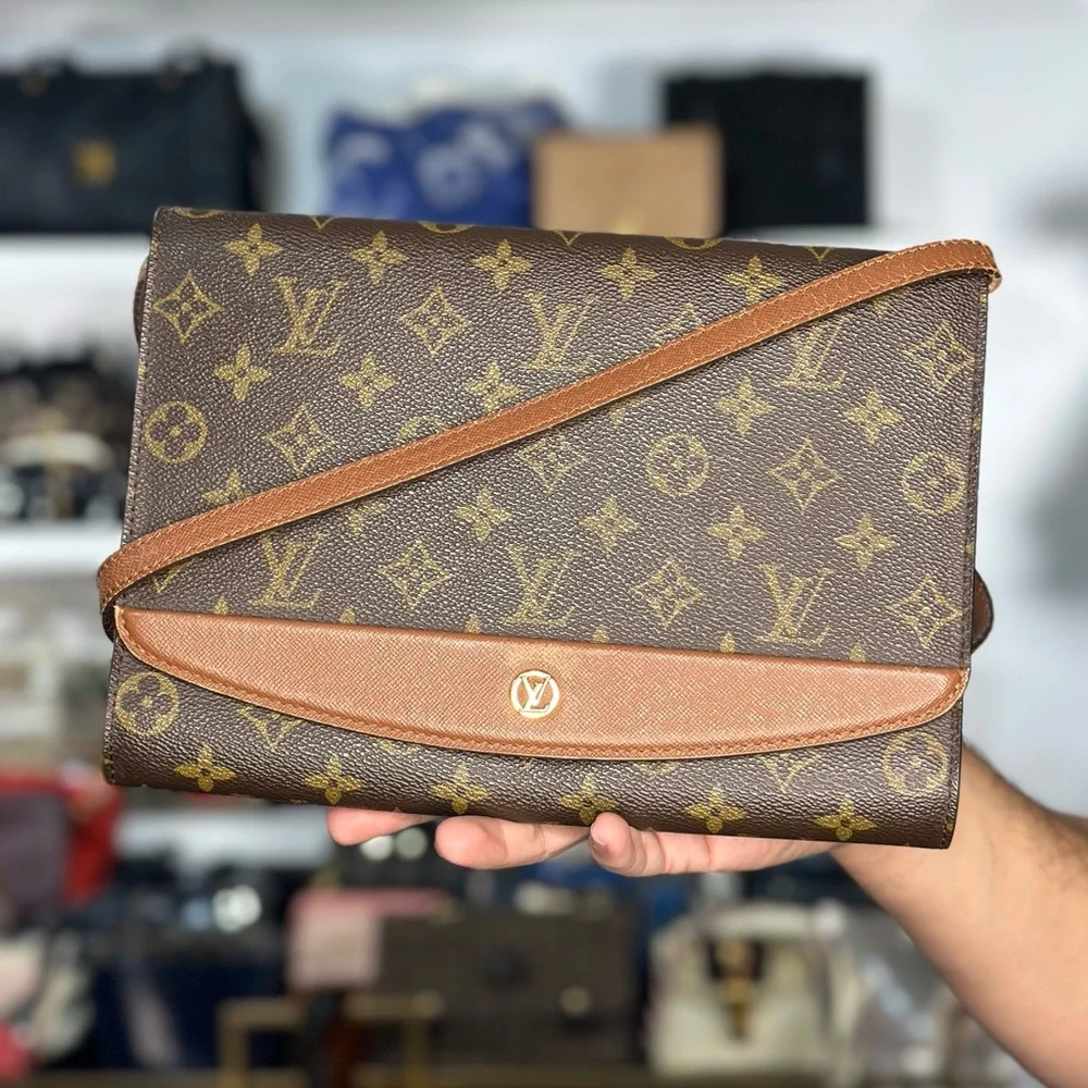 LV MONOGRAM FLAP BAG